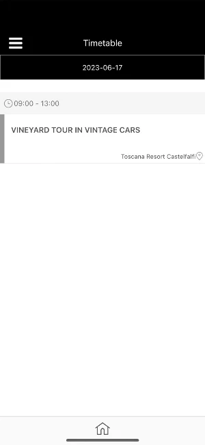 Benetti Events Screenshot 2