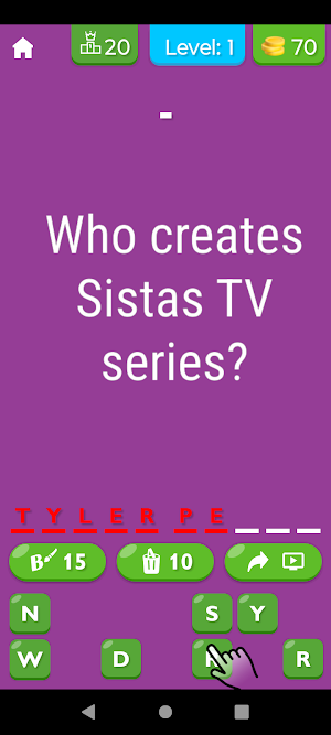 Sistas TV Series Quiz Game Screenshot 1