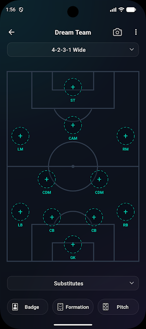 Lineup: Football Squad Builder Screenshot 0