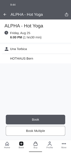 HOTHAUS Yoga Screenshot 2