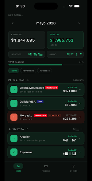 Finanzapp Screenshot 2