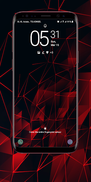 Black Red Wallpaper Screenshot 3