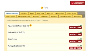 Bawarchi Columbus Screenshot 1