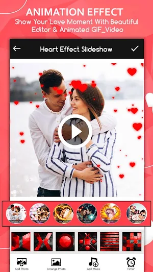 Love Video Maker : Photo Slideshow With Music Screenshot 3