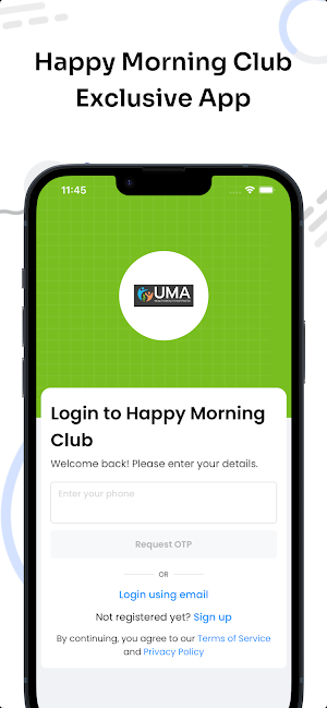 UMA The Happy Morning Club Screenshot 0