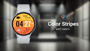 Color Stripes - watch face Screenshot 0
