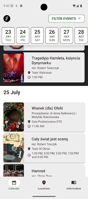 Festiwal Szekspirowski Screenshot 0