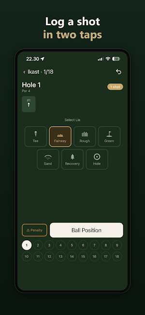AcuoGolf: Strokes Gained Screenshot 2