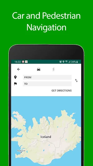 Iceland Offline Map and Travel Guide Screenshot 1