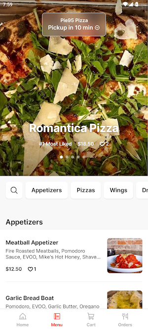 Pie95 Pizza Screenshot 1