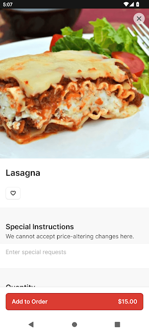 San Remo Pizza Screenshot 2