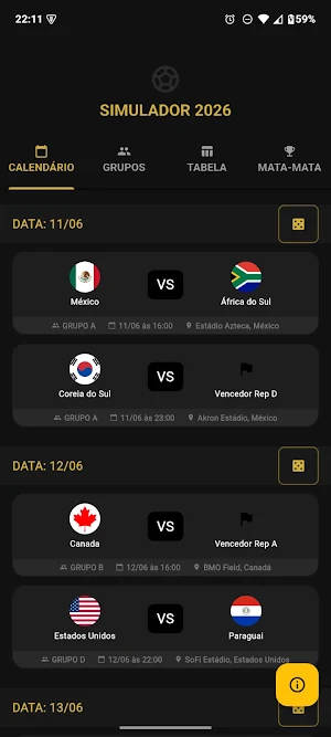 World Cup 2026 - Simulator Screenshot 2