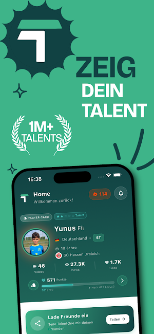 TalentOne – Get Discovered Screenshot 2
