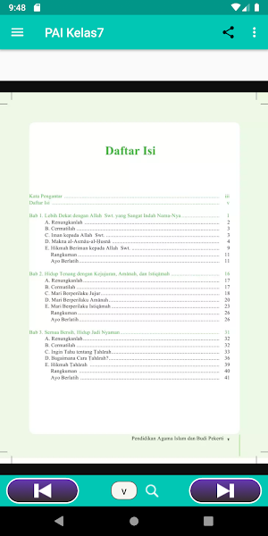 Buku Siswa PAI Kelas 7 Screenshot 1