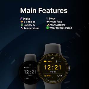 Cyber Space Watch Face Screenshot 1