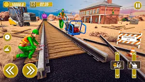 Train Track Construction Sim: Station Builder Game Screenshot 1