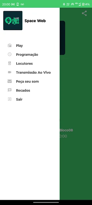 Rádio Space Web Screenshot 3