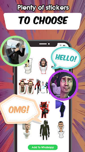 Skibidi Toliet WaStickers Screenshot 1