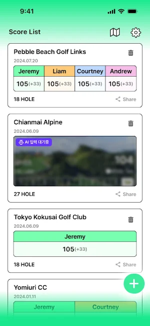 ToktiGolf - Golf Score, GolfAI Screenshot 3