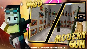 Modern Guns Mod: Weapons MCPE Screenshot 3