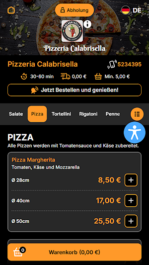 Pizzeria Calabrisella Screenshot 1