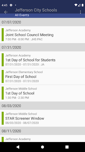 Jefferson City Schools Screenshot 2