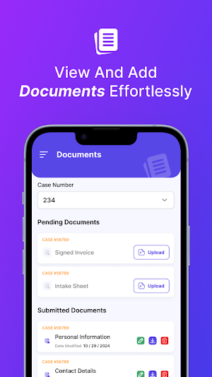 Gehilaw Clients App Screenshot 2