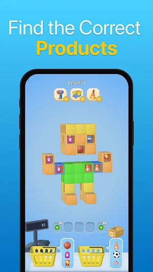 Supermarket Sort 3D: Puzzle Screenshot 0