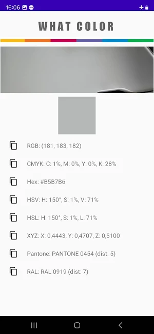 What color? Color detector Screenshot 1
