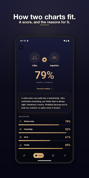 Astra: Daily Horoscope & Chart Screenshot 1