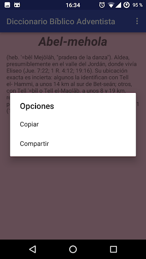 Diccionario Bíblico Adventista Screenshot 3