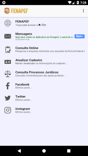 FENAPEF Screenshot 2