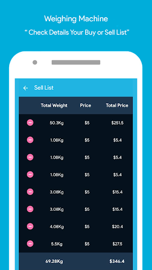 Mobile weight scale: grams,kg Weight Converter Screenshot 3