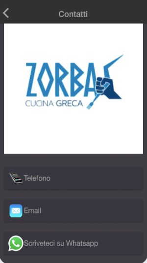 Zorbas Cucina Greca Screenshot 1