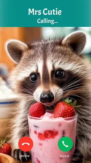 Raccoon Prank Call & Chat Screenshot 2
