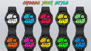 Unique Digital Watch Face Screenshot 0