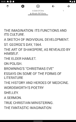 Book, A Dish Of Orts Screenshot 2