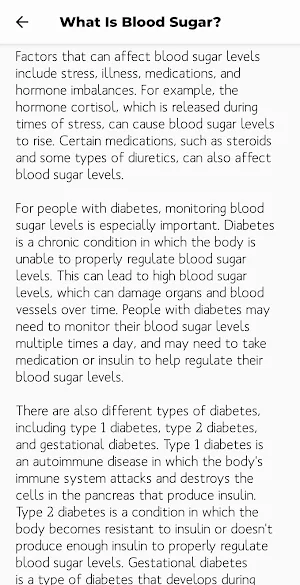 Smart Blood Sugar Log Monitor Screenshot 3