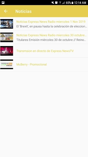 ExpressTV Español Screenshot 2