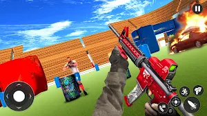 FPS Cover Gun Fire Shooting Screenshot 0