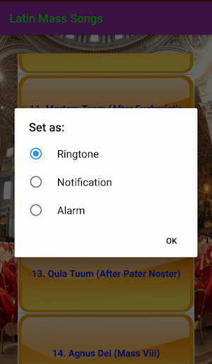 Latin Catholic Mass Songs | Lyric + Ringtone Screenshot 3