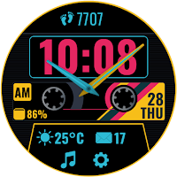 Retro Tapes - watch face