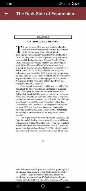 The Dark Side of Ecumenism Screenshot 3