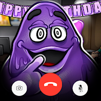 Evil Grimace Shake Video Call