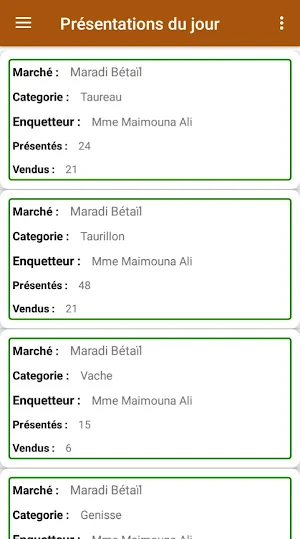 SIM Bétail Niger Screenshot 2