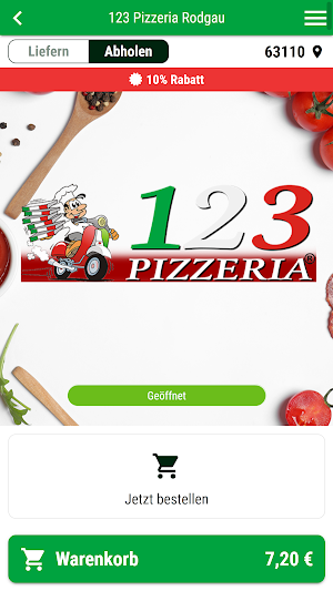 123 Pizzeria Rodgau Screenshot 0