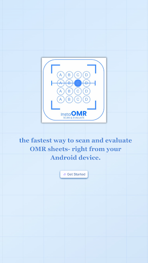 InstaOMR – Scan & Evaluate OMR Screenshot 0