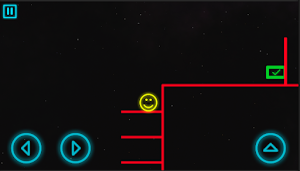 Neon Yellow Balls. Screenshot 1