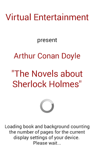 Novels about Sherlock Holms Screenshot 1