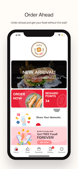 Lucky'S Bagel N Grill Screenshot 0